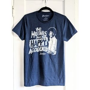 Bob Ross Happy Accidents Graphic Tee